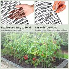 Outdoor Protective Net, PC Plastic Mesh Fence, Multi-Functional Garden Fence Net (Suitable For Pets And Poultry), Small Animal Protective Net (Suitable For Rabbits, Chickens, Dogs), Snake-Proof Outdoor Protective Net (Black) - Multicolor - View 5