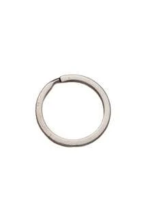 1/6pcs Brass Keychain Ring Clasp Metal Carabiner Keychain Accessories Flat O-Shaped Split Ring Hook Suitable For Keychain Wallet Handbag Pendant - Multicolor - View 8