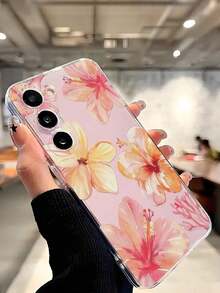 1 Piece Soft Phone Case With White Lily Flower And Butterfly, Compatible With Huawei Honor, , Galaxy A04e/12/A13/A14/A34/A50/A52/A53/A54/S21/S22/S23/S24/S25/S25Ultra, 6A/7A/8A, 12T/13T, International Version, Not Domestic Version, Spring Gift - 透明 14 - 查看 7