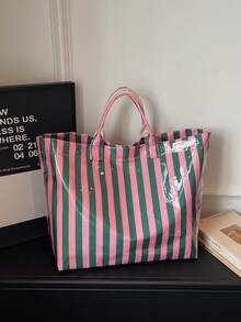 2026 New Fashion Large Capacity Shoulder Bag For Women, Stylish Tote Bag For Shopping And Casual Use - Green - View 3