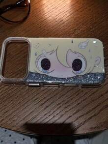 Cartoon Glitter Wild Girl Compatible With Apple 17 Pro Max Phone Case, 17 Pro New 16 Pro Women 16 PM Super Cute 15 PM Anime 15 Pro Anti-Drop Protective Cover - Grey - View 2
