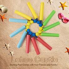 3pcs/Set Summer Pull-Action Colorful Water Gun Mini Foam Outdoor Beach Water Play Toy, Random Color - Multicolor - View 5