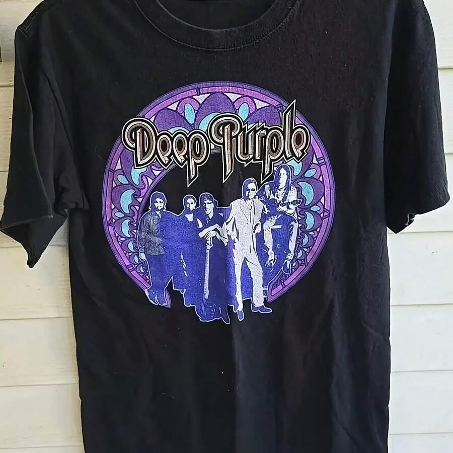 Deep Purple Concert 90s T Shirt Black S 5XL 1J0152 - 款式 - 查看 1