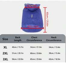Reflective Large Dog Raincoat, Waterproof Hooded Pet Rainwear For All Size - Multicolor - View 5