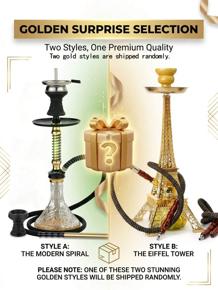 1組德國品質單管矽膠水煙筒,附鋁箔紙與一次性吸嘴,完整套裝 - 均碼 - 查看 1