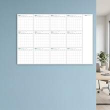 Erasable Wall Calendar, 12-Month Annual Planner, Back To School, Study Supplies - Single Piece - View 11