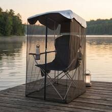Outdoor Garden Hanging Chair Sunshade Net, Suitable For Hammock Chairs - Black - View 7