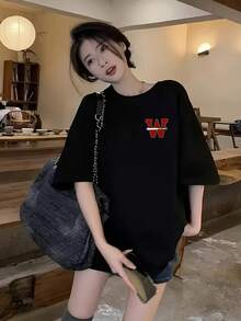 Women T-Shirts - Black - View 3
