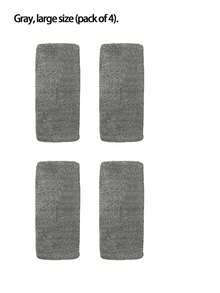 (10pcs/5pcs/3pcs/1pc) Reusable Mop Pads/High Quality/Durable/High Absorbency/Suitable For Wet & Dry Use, Mop, Floor Cleaning, Mop Head, Cleaning, Household Cleaning Supplies, Floor Cleaning, Mop Head Replacement, Washable, Floor Mop - Extra Large Gray Mop Cloth - View 12