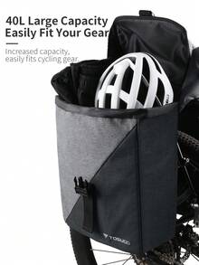 TOSUOD Bicycle Rear Seat Dual Hump Bag, Mountain Bike Quick Release Rear Bag, Luggage Accessories For Long-Distance Riding - Multicolor - View 6