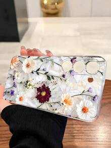 1件裝頂級碎花幸運雛菊軟手機殼保護套，適用於 Honor Galaxy A04e/12/A13/A14/A34/A50/A52/A53/A54/S21/S22/S23/S24/S25/S25Ultra/S26/S26 PLUS/S26 ULTRA/ 6A/7A/8A/ 12T/13T - 無色 - 查看 3