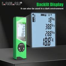 L.A.OL.A.U L.AOL.AU 新款家居裝飾雷射測距儀 30m / 50m 可選 Type-C 充電式 高精度多模式測量 50 組數據儲存 電子角度 (僅限 50m 型號) 迷你便攜式裝修測量工具 - 薄荷綠 - 查看 4
