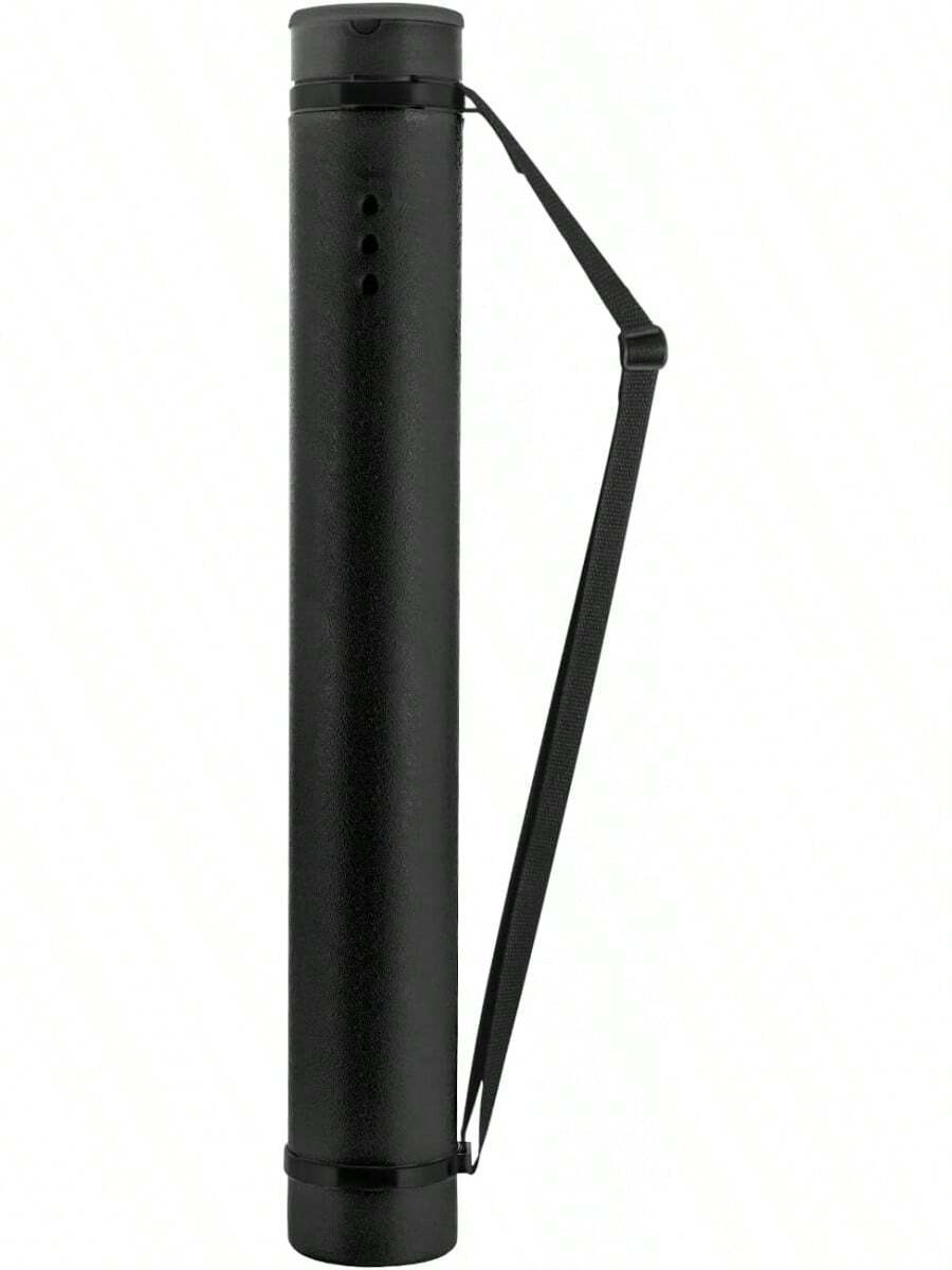 JJRING Black Poster Tube, 25 To 40 Extendable Poster Storage Holder Tube With Carrying Strap, Poster Carrying Blueprints, Scrolls, Maps And Architect Papers - Green - View 1
