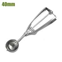 3pcs Ice Cream Scoops Set, Premium Cookie Scoop, Small/Medium/Large Stainless Steel Scoops, Professional Ice Cream Scoop With Trigger Release, For Baking, Cookies, Fruits And Ice Cream - Silver - View 12