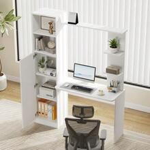 Home Office Desks - White - View 4