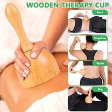 1pc/6pcs/7pcs Wooden Massage Tool Set, Suitable For School, Travel, Travel Essentials, Home Essentials, Designed For Body Relaxation, Including Shoulder, Neck, Abdomen, Leg And Back Areas, Great For Relaxation After Exercise Or Daily Activities, Reusable Manual - Nude - View 8