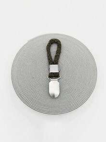 1pc Metal Towel Hook With Cotton Hanging Ring, Multi-Purpose Fabric Hook For Home, Kitchen, Bathroom - Multicolor - View 10