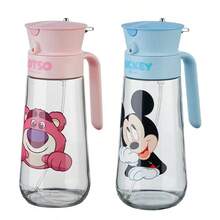 Disney Rociador de aceite 2 en 1, rociador de aceite de vidrio de gran capacidad para la cocina - Ver 2