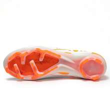 Men's Competition Football Shoes Adult Unisex Rugby Shoes Professional High Grip Cleats Anti-Slip Wear-Resistant Lightweight Breathable Shock Absorption Outdoor Sports - Orange - View 2