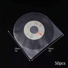 7/10/12 Inch Transparent Anti-Static LP Inner Sleeves, Suitable For 12 Inch Vinyl Records, Providing Protection For LP Vinyl Record Collection. - 7inch 50pcs - View 12