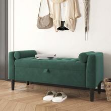 Storage Benches & Ottomans - Green - View 1