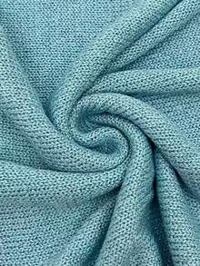 Váy mini dệt kim nữ phong cách casual dễ thương bóng bẩy không tay gợi cảm thanh lịch, áo khoác cardigan dệt kim cho đi biển, tiệc tùng, đi chơi đêm, màu xanh kỳ nghỉ mùa hè - Màu xanh lam - Xem 9