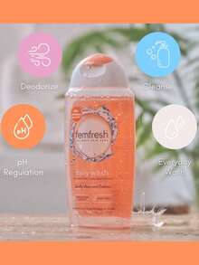 Femfresh Intimate Wash, PH-Balanced Gentle Cleansing, Low-Allergy Mild Formula, Odor Protection, For Sensitive Skin, Refreshing & Soothing, For Daily Use, 250ml/8.45 Fl.Oz - Chamomile - View 3