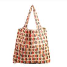 Large Cartoon Foldable Portable Shopping Bag, Large Capacity Tote Bag - Multicolor - View 5