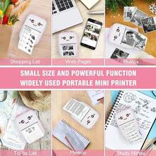 Portable Wireless Mini Printer Set - Thermal Label Printer, 203dpi, USB/Battery Powered, Ideal For Notes, Journals, Work Receipts And DIY Crafts, Perfect Gift Set - 彩色 - 查看 12