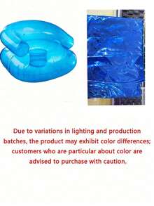 Portable Outdoor Inflatable Mattress, PVC Transparent Sofa, Garden Nap Reading Leisure Chair, Suitable For Indoor And Outdoor Scenes, Novel Inflatable Furniture Blow-Up Sofa Seat, Waterproof PVC Inflatable Sofa, Essential Outdoor Equipment For All Seasons - Multicolor - View 6