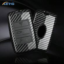 Ốp bảo vệ chìa khóa xe hơi kiểu sợi carbon ABS, phù hợp với các dòng xe Land Rover Range Rover Evoque, Discovery, E-PACE, I-PACE, XE, XJ, XF (2018-2025) - Land Rover B - Xem 8
