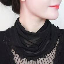 Decorative Scarf/Neck Warmer For Women, Versatile Neck Wrap, Suitable For Spring/Autumn, Neck Protection For Square Dance - A09 - View 5