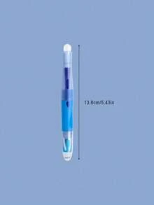 1組可熱擦拭鋼筆，人體工學矯正姿勢筆，0.38mm細筆尖，可替換水晶藍色筆，適合學生手寫練習、學校開學季 - 多款可選 - 查看 6