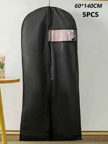 5pcs/1pc Anti-Dust Garment Covers, Odorless PEVA Dustproof Wardrobe Hanging Bags, Transparent 3D Matte Covers For Closets, Protect Coats, Dresses, Suits, Jackets, Privacy Dust-Proof Storage - Multicolor - View 18