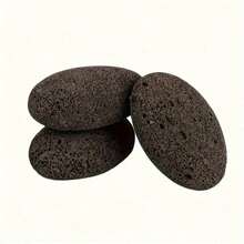 1pc Natural Exfoliating Foot Pumice Stone - Unscented Exfoliating Pedicure Tool, Suitable For Feet And Hands Exfoliation - Black - View 6