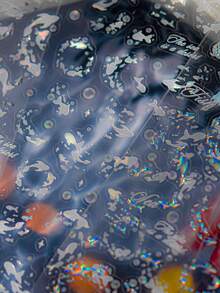 1件 5D金屬彩色魚美甲貼紙，夢幻可愛魚與星海美甲裝飾，自黏式美甲貼 - 彩色 - 查看 4