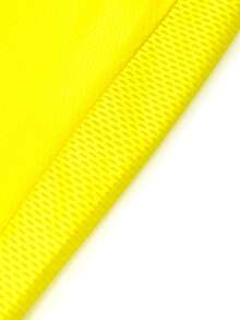 New Summer Outdoor Sports Cycling Short Sleeve Jersey For Men, Slim Fit, Quick-Dry, Breathable Road Bike Top With 3 Back Pockets - Universal Version, Suitable For Cycling, Off-Road, Motorcycle Touring, Training Wear - Yellow - View 6