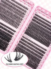 640 Pcs 30D+40D+50D DIY Eyelash Extension Faux Mink False Eyelashes - Premium D Curl Natural Volume Individual False Eyelashes, Suitable For DIY Eyelash Extension - Reusable, Lightweight And Easy To Apply - C - View 6