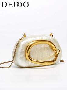 酒红色PU皮手拿包 - 情人节理想之选，舒适时尚，款式别致，个性化礼物之选，2025年新款配饰，适合各种场合，尽显时尚格调，价格亲民，奢华质感 - 米色 - 查看 7