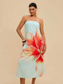 Women Midi Dresses - Multicolor - View 8