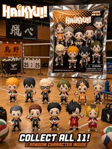 Crunchyroll Bolsa Ciega Oficial Autorizada de Haikyu!! Colgante de Personaje Aleatorio Juguete Mini de Anime Llavero Accesorio para Mochila - Multicolor 1 - Ver 3