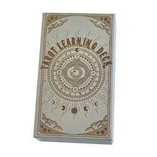 Tarot Learning Deck For Beginners - 78 Cards With Meanings - Light Grey - View 12