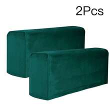Sofa Armrest Gloves Are Suitable For Armrest Sizes Of 18-21 Inches Long, 6.5-8 Inches Wide, And 8-11 Inches High - Dark Green - View 2