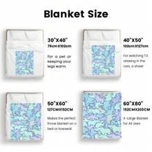 Manta Suave Weiche Kuscheldecke Flauschige Wohndecke para Sofá y Cama Acogedora Fácil de Cuidar Ideal para el Hogar Decoración Confort - Multicolor - Ver 10