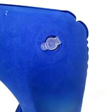 Inflatable Travel Neck Pillow, Portable Foldable U-Shaped Pillow For Airplane & Long Journeys - Burgundy - View 5