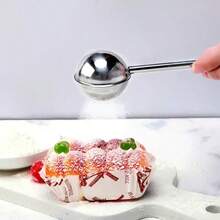 不锈钢糖粉筛，适用于烘焙、咖啡分离、泡茶、手动筛面粉、过滤，可用于散装茶叶、花草茶、糖、面粉和香料——是餐厅、食品车和面包店的理想选择。 - 彩色 - 查看 9