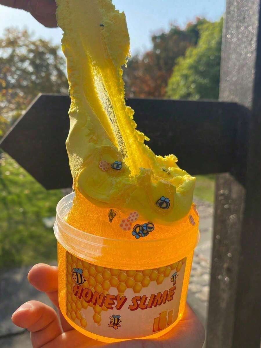 巨型蜂蜜史萊姆套組 DIY 史萊姆黏液紓壓玩具 隨機罐裝 適合生日派對與活動的趣味玩具 節日禮物 送給朋友的禮物 可擠壓紓壓史萊姆 水晶泥紓壓玩具 泡泡糖泡沫紓壓史萊姆套組 柔軟不黏手水晶黏土 適用派對、聚會、生日、開學季禮物及其他場合