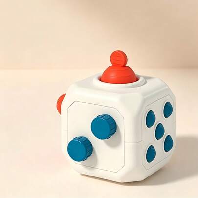 Interactive Finger Exercise Cube, Colorful Design, Promotes Hand-Eye Coordination And Motor Skill Development, Christmas/Birthday Gift