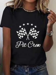 Women T-Shirts - Black - View 1