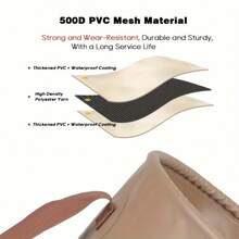 10L 20L Large Capacity Collapsible Water Bucket, Durable 500D PVC Portable Foldable Storage Pail, Multi Functional Outdoor Camping Fishing Foot Soak Bucket For Hiking Picnic Outdoor Daily Use - A - View 11